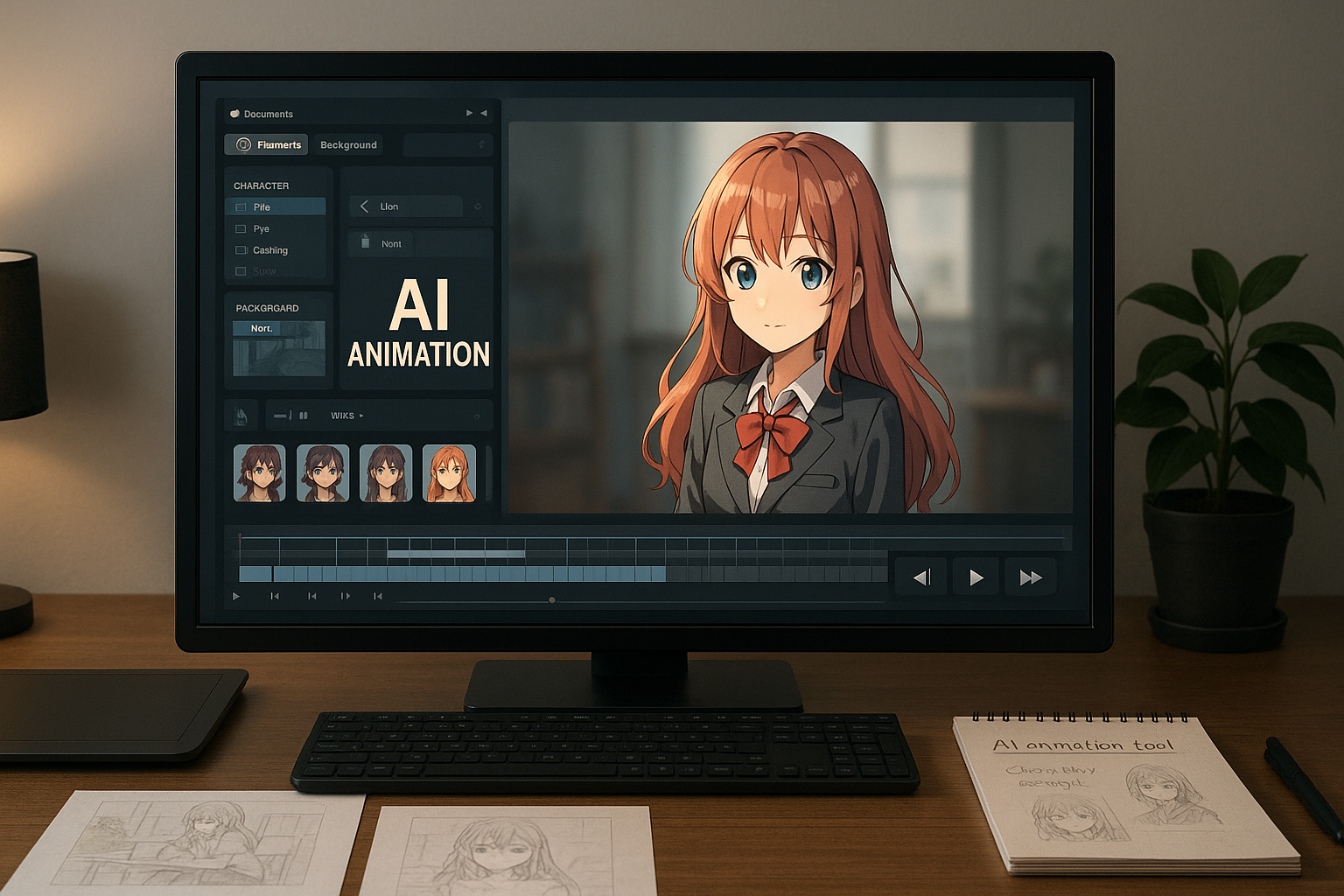AIアニメ制作ツールの開発